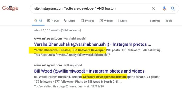 instagram sourcing